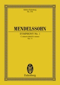 Mendelssohn: Symphony No. 1 C minor Opus 11 (Study Score) published by Eulenburg